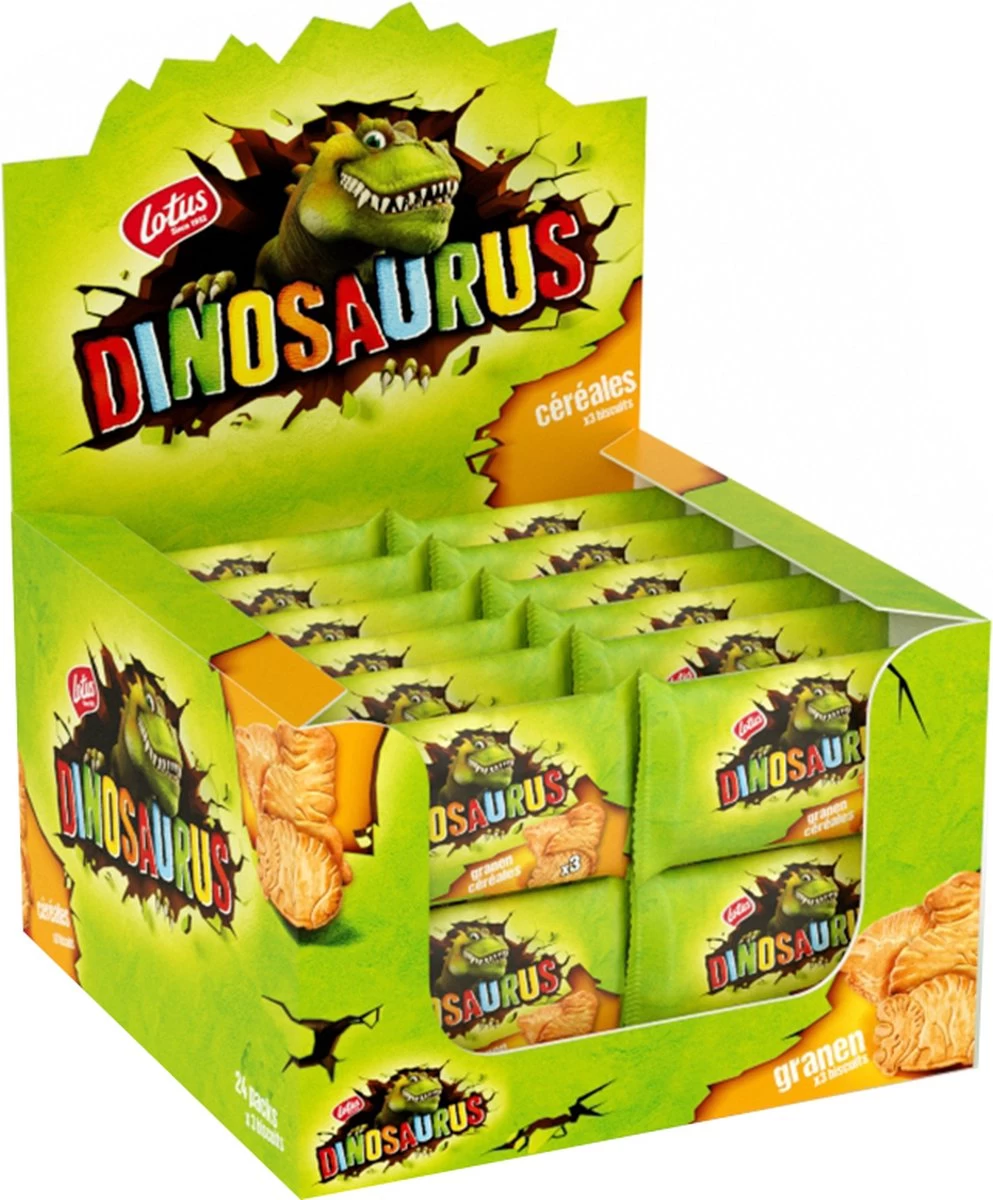 Lotus Dinosaurus Granen - 24 Stuks - 1056g 3 Lotus Dinosaurus Granen - 24 Stuks - 1056g