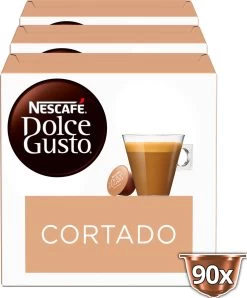 Nescafé Dolce Gusto Cortado Espresso Macchiato Capsules - 90 Koffiecups 10 Nescafé Dolce Gusto Cortado Espresso Macchiato Capsules - 90 Koffiecups -Eten En Drinken 995x1200 1