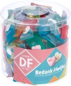 D.F. - Bedankthartjes - 200 Stuks